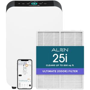 Alen 25i HEPA Air Purifier, Ultimate Filter, Covers 800 Sq Ft