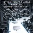 LISEN Qi2 Certified 15W for Magsafe Fast Charger for iPhone 17 Pro Max, Foldable 3-in-1 Charging Station Wireless Includes Charging Cable and Charger, for Apple Multiple Devices AirPods Apple Watch