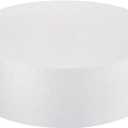 MECCANIXITY Round Foam Cake Dummy 4 Inch x 10 Inch(HxD) Circle Dummy Cake Set for Wedding Cakes, Birthday Cakes, Crafts, and Window Displays