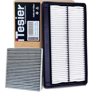 ITESIER Engine Cabin Air Filter kit for Pilot 3.5L (2023 2024 2025), MDX 3.5L ONLY (2022-2025), Replaces 17220-61A-A00, 80292-TF0-G01, SA50144 (only for 3.5L)