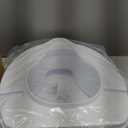 Raised Toilet Seat with Lid for Elderly, 6" High Toilet Seat for Elongated or Standard Commode, Raised Toilet Seat for Seniors, Handicap Toilet Seat Riser with Cover