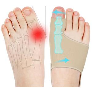 KTSAY 2PCS Bunion Corrector for Women & Men, Big Toe Straightener with Splint & Pads, Comfortable & Breathable for Day/Night Support, Hallux Valgus Pain Relief Non-Slip Socks