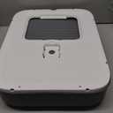 Foldable Cat Litter Box, Fully Enclosed Litter Box with Lid, Covered Kitty Kitten Litter Boxes Enclosure with Scoop, Odor Control, Easy to Clean, 3 Modes for Cat up to 12 lbs(White&Grey)