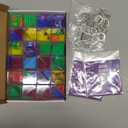 Brain Teaser Puzzle Cubes on Keychain (24 Pack) - Mini Maze Toys for Kids, Unique Party Favors, Goodie Bag Fillers, Treasure Box Classroom Rewards, Bulk Small Toys for Boys & Girls