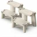 Kids Step Stool for Toddlers - Dual Height Potty Training Stool for Bathroom Sink & Kitchen, Non-Slip 2 Step Stool, Holds up to 200lbs, Sturdy Safety Helper for Kids (2 Pack)