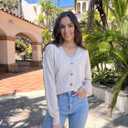 Arach&Cloz Womens Wool Blend Lightweight Spring Business Casual Cardigan Sweaters (M)