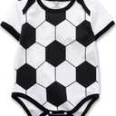 FANCYBABY Baby Toddler Referee Baseball Romper Shirt Outfit 95