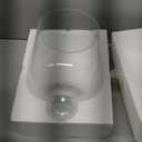 MyGift Clear Cloche Glass Dome,9 Inch Display Bell Jar with Top Handle and Rustic Brown Solid Wood Base