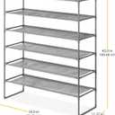 Whitmor Spacemaker 6-Tier Shelves, Gunmetal