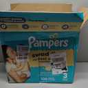 Pampers Swaddlers Diapers, Size 3 (13-26 lbs), 136 Count, Absorbent, Keeps Baby Dry and Comfortable, Skin Safe Disposable Baby Diaper