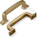 khtumeware 6 Pack 3 Inch Kitchen Cabinet Handles Champagne Bronze Cabinet Pulls Warm Brass Drawer Pulls Kitchen Cabinet Hardware Kitchen Handles for Cabinets Cupboard Handles Drawer Handles