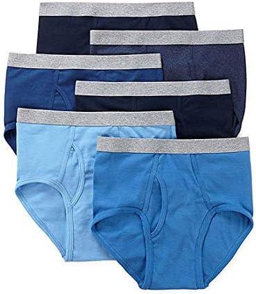 Stafford 6 Pack Blended Cotton Full-Cut Briefs (Blues, Medium) Stafford 6 Pack Blended Cotton Full-Cut Briefs (Blues, Medium)
