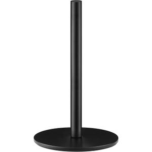 Black Paper Towel Holder, Countertop Paper Towels Holder, Premium Stainless Steel Paper Towel Holder Stand, Non-Slip Kitchen Paper Roll Holders with Weighted Base