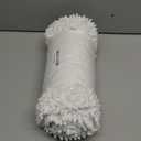 OLANLY Bathroom Rugs 34x21, Extra Soft Absorbent Chenille Bath Rugs, Rubber Backing Quick Dry, Machine Washable Bath Mats for Bathroom Floor, Tub and Shower, Home Decor Accessories, White