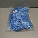 25 Pcs Plastic Pedicure Liners Disposable,35"35" Elastic Pedicure Bowl Liners, Fits Most Foot Bath and Spa Salon Chair Tub, for Foot Massage Hotel Home Use (Blue)