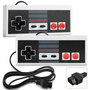 XiQiDianr Classic NES Controller for NES 8 Bit Entertainment System, NES Controller Console Control Pad, 2-Pack