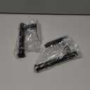 JOPOFI Toilet Paper Holder - Self Adhesive Toilet Paper Holder Wall Mount for Bathroom, SUS 304 Stainless Steel Command Strip Toilet Paper Roll Holder Stick On Wall, No Drilling - Matte Black（2 Pcs）