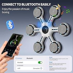UUH New Intelligent-Professional Music Boxing Machine, Large Size Intelligent Bluetooth Wall-Mounted Boxing Equipment, Boxing mat Exercise Machine, Suitable for Adults and Children