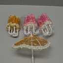Mini Parasol Toy Set Pcs Lace Umbrellas for Boys and Girls Mini Room Decor Craft DIY Accessories Random