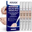 Toenail Fungus Pen - with 25% Undecylenic Acid - Effective Nail Repair for Damaged Nails, Ingrown Nails & Discoloration - 4-Pack Twist Pen
