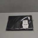 NICETOWN Narrow Door Window Curtain for Kitchen Window,80 Inch Long Blackout French Door Shade for Front Patio, Thermal Insulated Thick Curtains for Home Decor, 1 PC, 25" Wide, Black