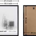 HEART ART 20x30 Poster Frames Without Mat Set of 4, Black, 20x30-4 pack