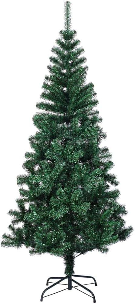 Christmas Tree Green PVC 240 in Sturdy Christmas Tree vidaXL (8ft)