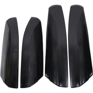 NewYall Black Roof Luggage Cargo Rail Rack End Cap Cover Set for Toyota Highlander 2008-2013 Protection Shell Trim