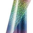 TransWonder Gradient Leopard Glitter-HTV Glitter-Heat-Transfer-Vinyl 12 x 5ft. Glitter Heat Vinyl Iron on Vinyl for Cricut Sihouette Cameo T Shirts 2 Pack