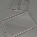 Vtopmart 44 PCS Clear Plastic Drawer Organizers Set, 4-Size Versatile Bathroom and Vanity Organizer Trays, Non-Slip Storage Containers for Makeup, Jewelries, Bedroom，Kitchen Utensils and Office