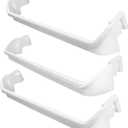 Upgraded 240534901 x2 & 240534701 x1 Refrigerator Door shelf retainer bar Compatible with frigidaire kenmore Rack Bar Rail, Replace PS734936 AP3214631 948952 AP3214630 PS734935 948954 AH734935