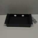 Under Desk Drawer Slide Out Attachment - Carbon Steel Undermount Table Drawer with Cable Management, Pull Out Add-On Storage for Office & Standing Desks (13" x 8" x 2.8") (Medium)