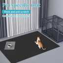 Dog Crate Mat Liner，Washable Pee Pads , Absorbs Urine - Waterproof Under Mat Floor Protector Reusable -Dog Crate Pad Ideal for Floor Protector (29" x 48", Count, 2)