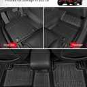 IKABEVEM Floor Mats Compatible with 2020-2026 Ford Explorer 6 Seats - Custom Fit Full Set Car Accessories for Ford Explorer Includes XLT ST Platinum Active Hybrid (Floor Mats & Cargo & Backrest Mats)