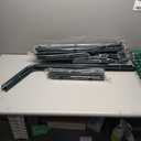 Portable Greenhouse for Outdoors | Walk in Greenhouses Heavy Duty with Durable PE Plant Cover with 3 Tiers of 12 Shelves | Gardening Plant House with Roll-up Zipper Door - 57*57*77 Inches