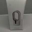 Desk Fan Bladeless, 11.8 Inch Office Fan Small, Quiet, 3 Speed Adjustment, Touch Control, Easy to Clean, Desk Fans Small Quiet, Ideal for Office, Living Room, Bedroom (Gray/Dark Red)