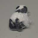 Aurora® Adorable Mini Flopsie™ Mei Mei™ Stuffed Animal - Mini Companions Ready for Playful Adventures - for Kids All Ages, Toddlers, Adults, and Families - White 8 Inches, Panda