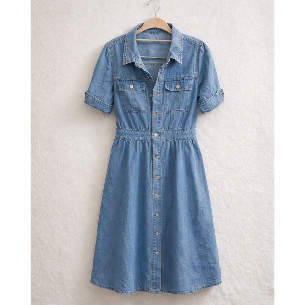 Denim Dress, Size S