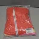 HBQ Women's Color Block 2 Piece Tracksuit Sets Long Sleeve Zip Up Crop Jacket and Flare Pants Casual Y2K Outfit-Orange Red-XL