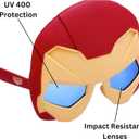 Sun-Staches Hulk, Thor, Iron Man or Captain America Costume Sunglasses
