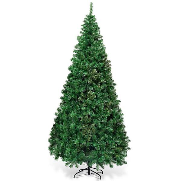 7 ft. Green PVC Hinged Xmas Pine Artificial Christmas Tree