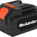 MAXLANDER 4.0Ah Lithium Replacement Battery, 20V Large Capacity Rechargeable Battery Pack with Power Display for Garden Electric ToolsNot Suitable Snow Blower