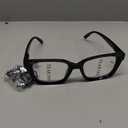 MARE AZZURO Retro Square Reading Glasses Men Large Readers (Black, 1.75)