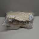 OIAHOMY 75L Large Woven Cotton Rope Storage Basket with Handle for Organizing Blanket and Toys for Living Room, Nursery, Brown Variegated 22x17x12