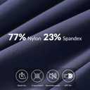 baleaf Women's Joggers Lightweight Hiking Pants High Waist 5 Zipper Pockets Quick Dry Travel Athletic UPF50+ (M)