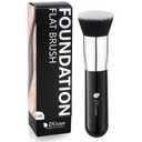 DUcare Kabuki Foundation Brush for Liquid Makeup Flat Top Professional Stick Buffing Blending Mineral Powder Large Face Makeup Brush, Black