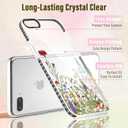 Lotadilo Cute Case for iPhone 7/8 Plus - for Women Girls Kawaii Funny Design Fun Aesthetic Wild Floral Fashion Girly for Teens Pattern TPU Bumper Phone Covers for i Phone 7/8 Plus