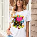 80s Shirt for Women: I Love The 80's Shirt Vintage 80s Shirts Casual Retro 80s Outfits Fashion 80s Nostalgia Tees Tops (White, XL)