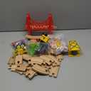 Tiny Land 55PCS Wooden Train Set - Compatible with Major Brand Tracks, Educational Toy for Toddlers & Kids Ages 3-7, Durable Wooden Railway Tracks