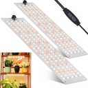 LBW Grow Light, Full Spectrum 270 LED Growing Lamp with Auto On/Off Timer 4/8/12H, 3 Lighting Modes, 10 Dimmable Levels, Suitable for Indoor Plants, 2 Pack